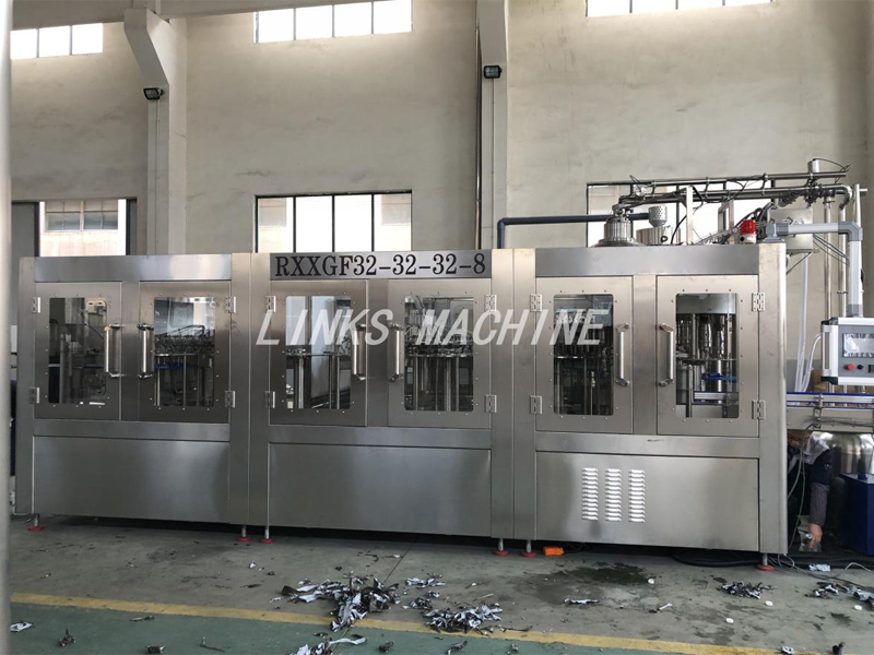Automatic Juice Washing Filling Capping Machine 