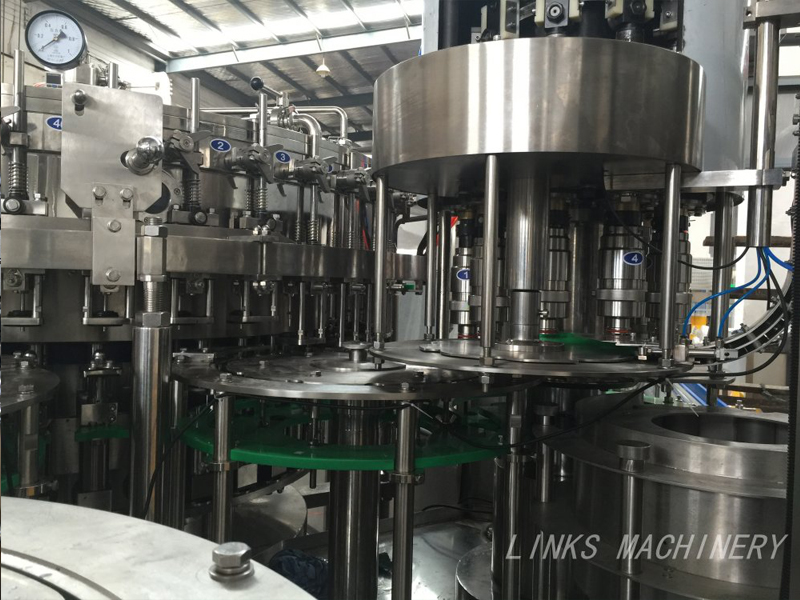 12000BPH Automatic PET Bottle Carbonated Drinks 3 in 1 washing, filling, capping machine