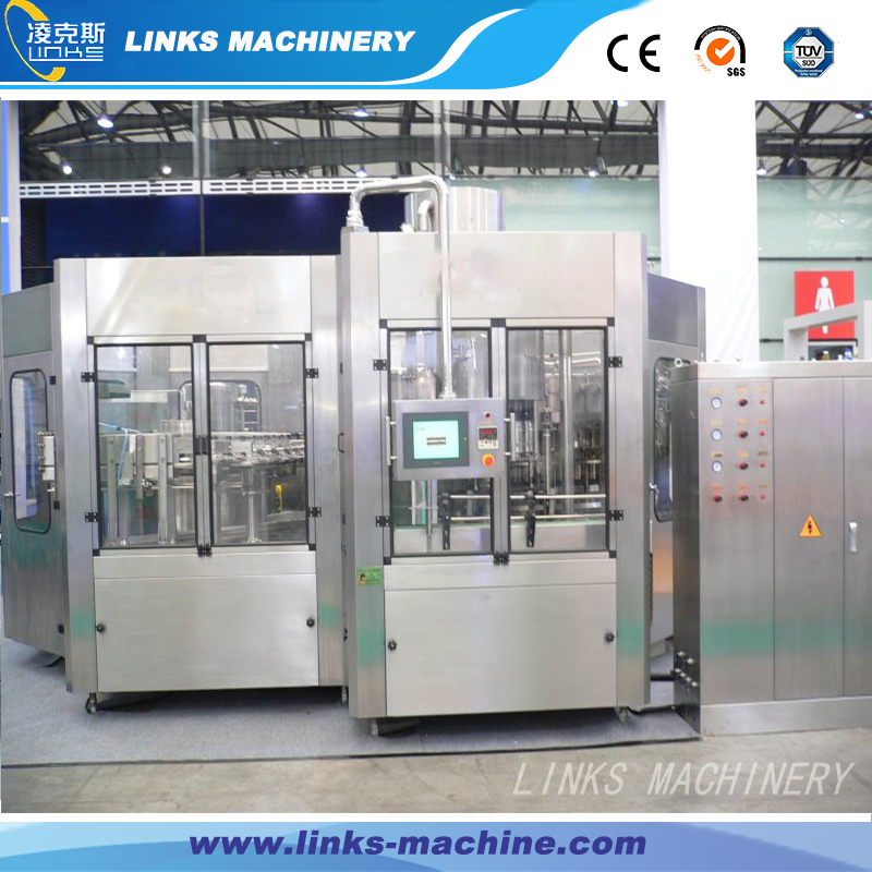 Automatic Carbonated Water Washing, Filling, Capping Machine for PET Bottle