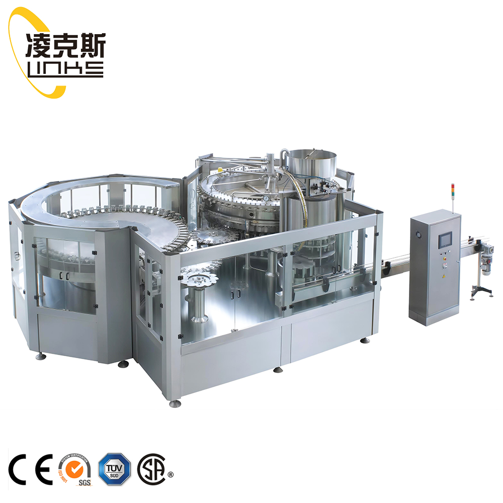 28000BPH Automatic Carbonated Water Washing, Filling, Capping Machine for PET Bottle