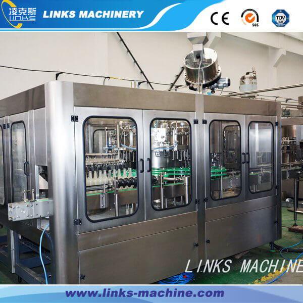 Automatic Glass Bottle Carbonated Drinks Filling Machine
