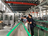 Laos customers are satisfied with our mineral water production line
